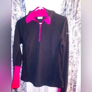Columbia Long sleeve, half zip pullover size S